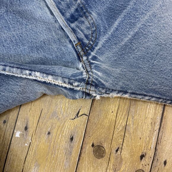 Vintage Levis 501 Button Fly Jeans 70s Made In USA SF207 Light Wash 34X30 - Picture 7 of 16